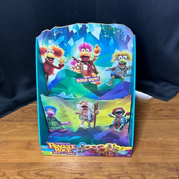 Fraggle Rock Back to the Rock Toy Set Cardboard Plush Display Jim Henson RETRO - Picture 10 of 12
